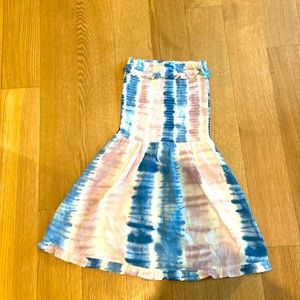 Strapless ocean drive dress